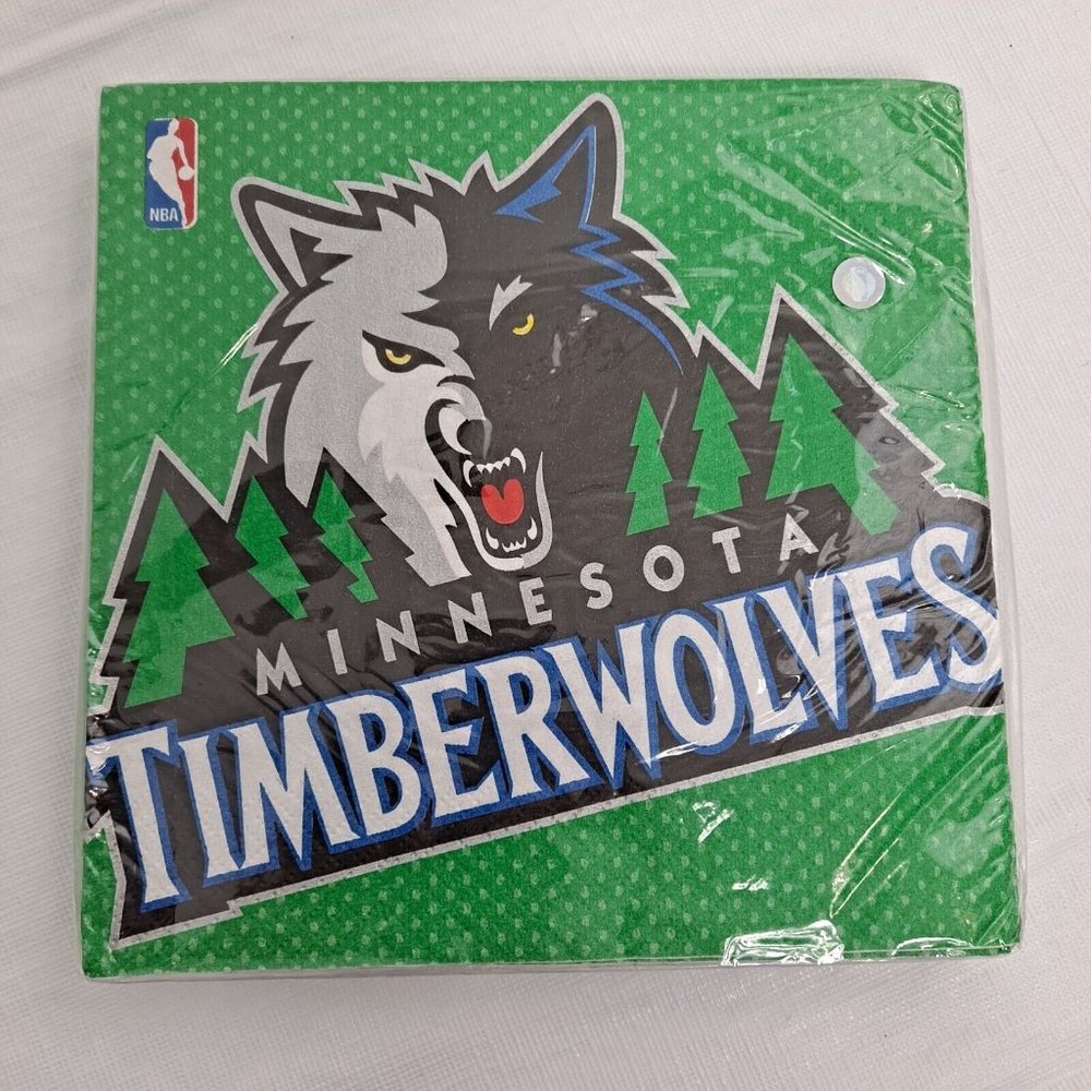 NBA Minnesota Timberwolves Napkins Luncheon Amscan 16 Count